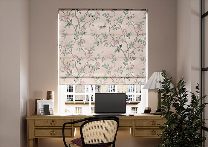 Laura Ashley Eglantine, Blush - Roman Blind - Image 3